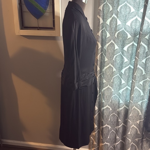 Vintage 1950’s Drop Waist High Neck Dress - Picture 9 of 9